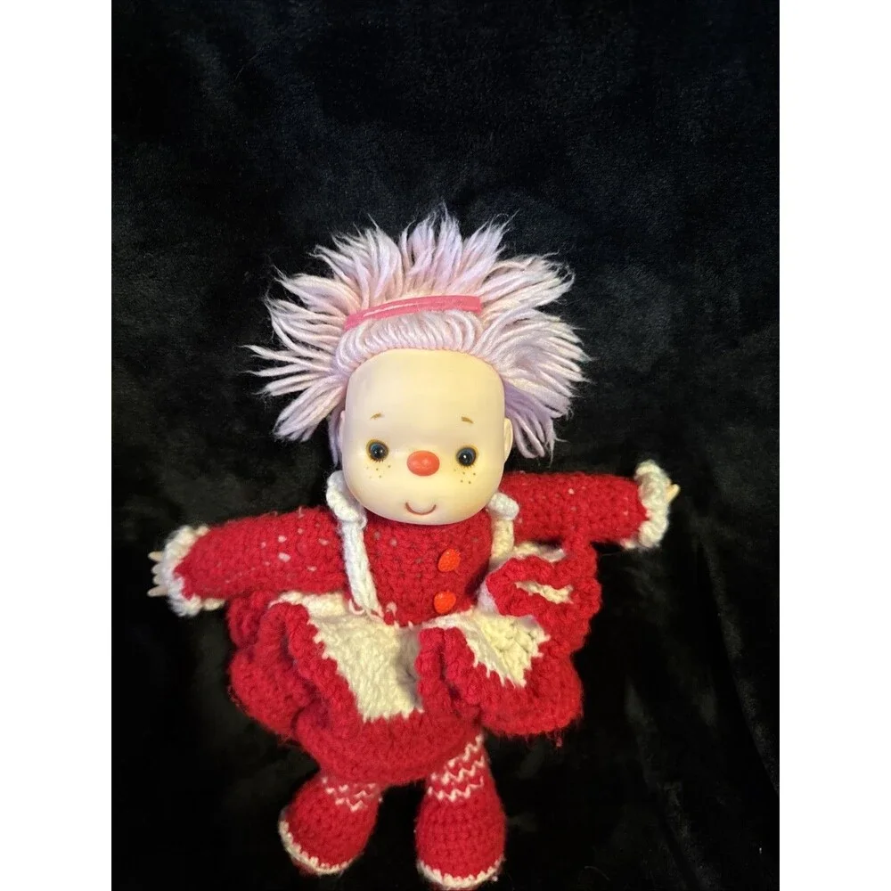 Vintage 80s Crochet Strawberry Shortcake Doll